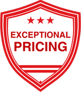 Exceptional Pricing
